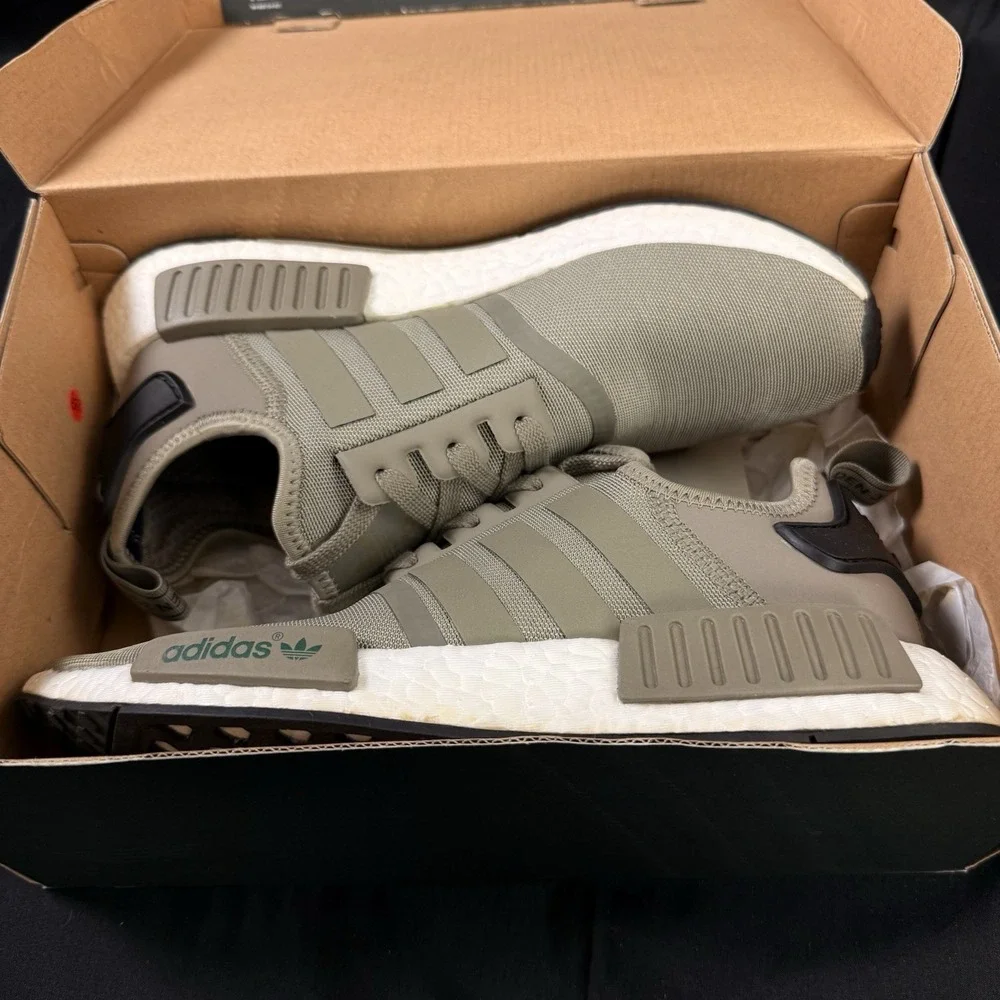 Adidas NMD R1 Trace Cargo Mens Size 9 Runner Green Sneakers